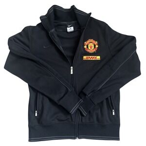 Nike Manchester United N98 Full Zip Jacket Black Soccer 478169-010 Men Medium